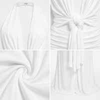 Anjie – Ensemble jupe paréo licou imprimé animal, personnalisé avec logo, OEM, ODM, marque privée, OEKO-TEX, GRS – Fabricant pour femmes, collection Resort