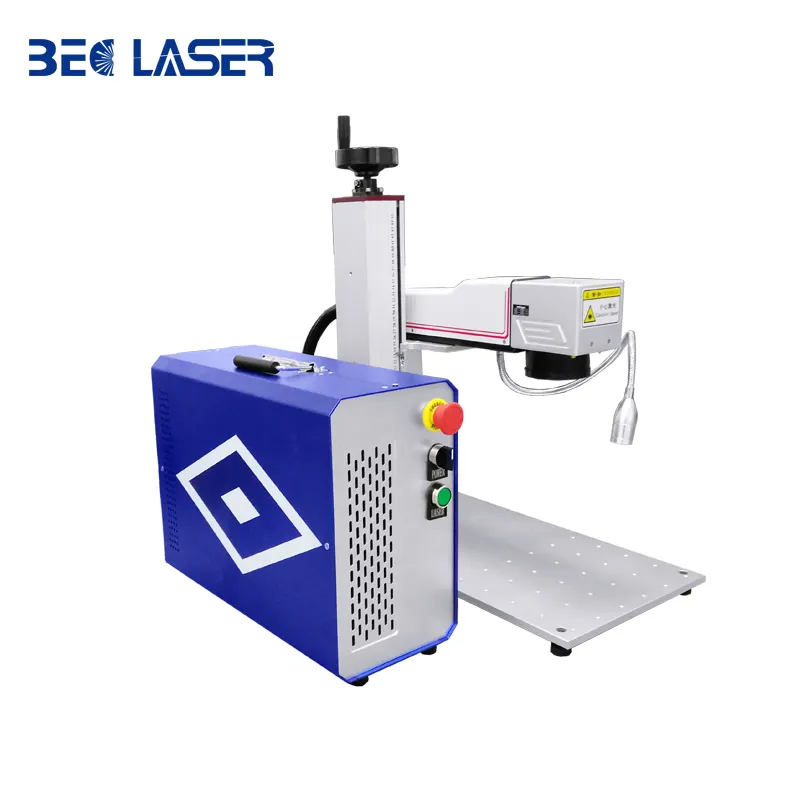Machine de marquage par laser à Fiber optique, 2 lignes 3D, JPT Portable, sans mousse, avec plastique, Mopa 7