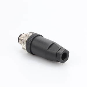 Conector de automatización M8 M12 M16 M23 7/8 tornillo A B D código 3P 4P 5P 6P 8P sensor impermeable Conector recto derecho de metal - Product Image 2