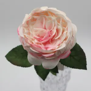 Wholesale High Quality Artificial Silk David Austin Rose Cabbage Rose Flower Real Touch Faux Wedding Decoration New Arrival