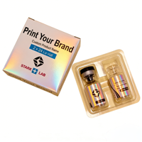 Étiquettes personnalisées pour flacons miniatures de 3 ml, 10 ml, 15 ml, autocollants en vinyle imperméables pour peptides