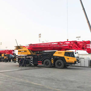 Grue sur camion hydraulique Sany Stc1000t5 de 100 tonnes d'occasion à vendre - Product Image 3