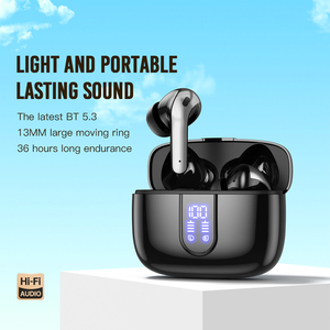 Không Dây Tiếng Ồn Hủy Bỏ Thể Thao Móc Tai Tai Nghe Đúng Không Dây Bt5.3 Chơi Game TWS Earbuds Với Hiển Thị Kỹ Thuật Số IPX5 Không Thấm Nước - Product Image 2