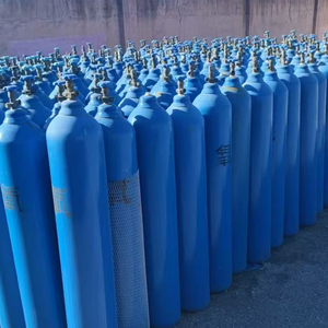 Gebrauchte Industrielle Sauerstoff-Gasflasche 40L 50L Stahltank 200 Bar mit Ventil für Fertigungszwecke - Product Image 2