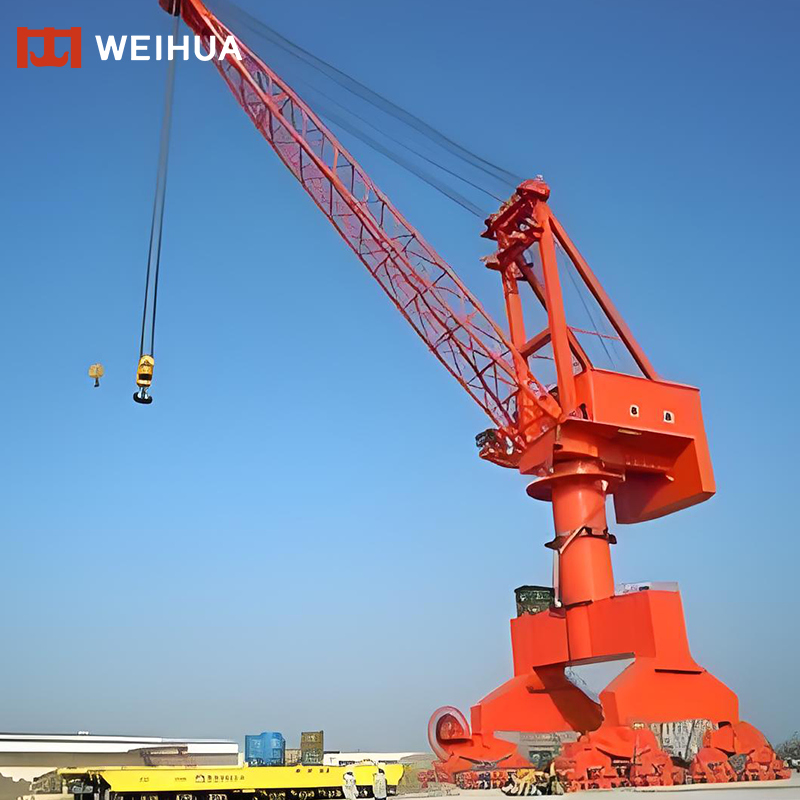 Reliable Industrial Grade 80 Ton Floating Dock Portal Crane Marine Cranes for Ships
