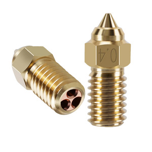 Boquilla de latón CHT de construcción conjunta de 0,4 mm con tres orificios de alto flujo para impresora 3D Ender 7 5 - Product Image 1