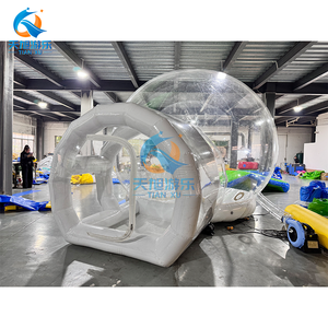 Dôme gonflable commercial en PVC de 4 m, plateforme de saut, <span class=keywords><strong>ballons</strong></span> transparents, tente, matelas pneumatique, fête pour enfants - Product Image 6