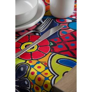 Chemin de table Excelsa Acapulco en coton 45x140 cm multicolore - Product Image 5