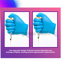 WEIAI Micropipette de laboratoire Pet IVD Volume fixe Pette Pointant Échantillonneur de distribution 5/10ul/50ul/100ul/200ul/300ul Mini Pipette