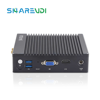 Pare-feu PC Pentium N3700 6 ports LAN Quad Core PC réseau Prise en charge AES-NI Wifi Module 4G Routeur pare-feu Pfsense Mini PC