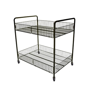 חדש, טרולי רחוב מתכתי מעוגל עבור אבקת קרח סושי. - Product Image 2