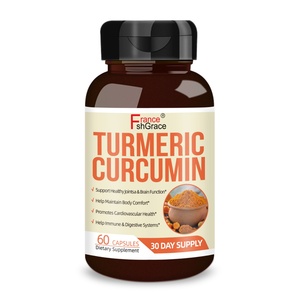 Meilleur complément alimentaire de curcuma et de curcumine, 60 capsules végétales, améliore la fonction hépatique, capsules de curcuma et de curcumine pour femmes et hommes - Product Image 5