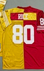 San Francisco Throwbacks da uomo # 32 <span class=keywords><strong>Ricky</strong></span> Watters # 16 Joe Montana # Maglia cucita 52 Patrick Willis e altri numeri - Product Image 6