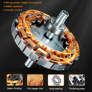 Hiện đại sang trọng pha lê văn phòng phòng ngủ phòng khách LED Đèn quạt trần với ánh sáng và từ xa - Product Image 3