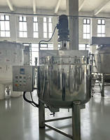Machine à savon en acier inoxydable SUS316L avec moteur haute puissance et boîte de vitesses pour réservoir de mélange de shampoing, lotion et crème (1 an de garantie)
