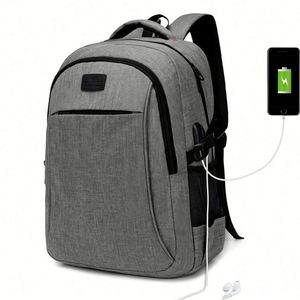Travel Laptop <b>Backpack</b> Anti Theft Slim Durable Laptops <b>Backpack</b> with USB Charging Port <b>Water</b> <b>Resistant</b> College School Bag - Product Image 3