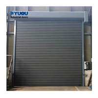 Persiana eléctrica rápida, aislada, aleación aluminio, acero, barata, otra puerta