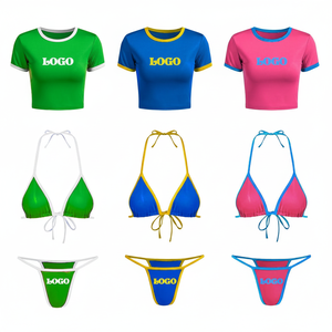 Maillot de bain OEM personnalisé Bikini pour femmes Maillot de bain sexy Ensemble bikini logo personnalisé - Product Image 1