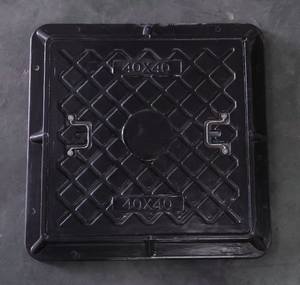 사우디아라비아 시장용 FRP 복합 수지 사각 맨홀 뚜껑 - Product Image 2