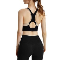 Ensemble de leggings et soutien-gorge de sport deux pièces respirant de haute qualité avec logo personnalisé OEM pour femmes, idéal pour le yoga et la gym, couleur unie