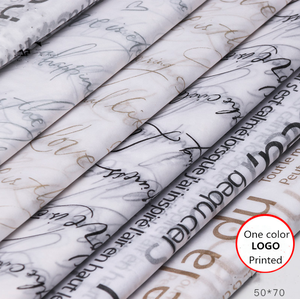 Biểu tượng tùy chỉnh in DIY đầy màu sắc hoa giày quần áo mang nhãn hiệu Hộp quà tặng gói giấy Tissue - Product Image 6