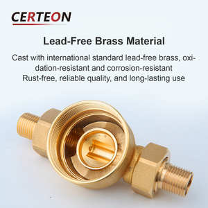 Wiederverwendbarer Edelstahl Rückspülfilter für Hauswasserleitungen 1/<span class=keywords><strong>2</strong></span>" 3/4" 1" mit Sediment Vorfilter - Product Image 3