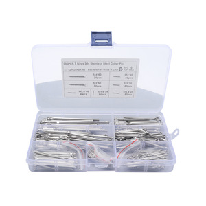 IQIHUI 280Pcs Stainless Steel Cotter <b>Pin</b> 7 Sizes M1.5 To M4 General Use Safety <b>Pins</b> - Product Image 1