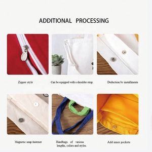 Eco-Friendly Recyclable Reusable Cotton Canvas Cosmetic Custom Printed Logo Mother's Day <b>Gift</b> <b>Bags</b> - Product Image 4