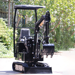 รถขุดขนาดเล็กแบบตีนตะขาบ ประสิทธิภาพสูง ขับเคลื่อนด้วยมอเตอร์ไฮดรอลิกควบคุมด้วย PLC ขนาด 1T 2T พร้อมบุ้งกี๋ขนาด 0.028 เมตร ความเร็ว 2-4 กม./ชม. - Product Image 5