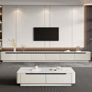 Modern Tv Console Table <b>Living</b> <b>Room</b> Furniture Luxury Tv Stand Tv <b>Cabinet</b> <b>for</b> Bedroom Unfinished Teak <b>Wood</b> Furniture - Product Image 4