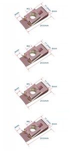 <span class=keywords><strong>น็อต</strong></span>ล็อคสปริงอัตโนมัติ DIN 34818 M6 แบบ U-Clip สำหรับ<span class=keywords><strong>แผงคอ</strong></span>นโซล แผงประตู และภายในรถยนต์และรถจักรยานยนต์ - Product Image 6