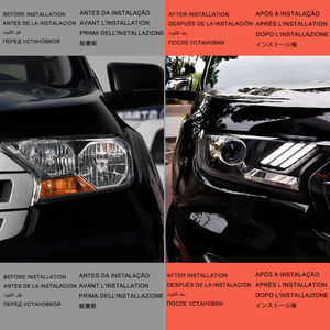 Para <span class=keywords><strong>Ford</strong></span> Ranger 2016-2020 luces delanteras de coche 100W montaje de faros automáticos actualización <span class=keywords><strong>Mustang</strong></span> estilo proyector lente herramienta Accesorios - Product Image 3