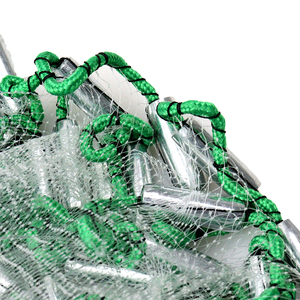 Màu xanh lá cây tay dây phong cách Mỹ cá bắt <span class=keywords><strong>Net</strong></span> Mono Filament không vòng tấm câu cá đúc lưới câu cá Ném Tay - Product Image 5