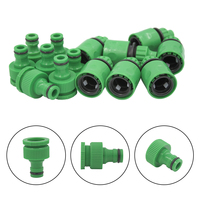 Vente en gros plastique de jardin 1/2 "3/4" filetage femelle connecteurs de tuyau rapide adaptateur de robinet