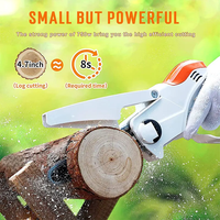 Tronçonneuse à batterie sans fil Petite scie à chaîne électrique Mini scie à chaîne électrique portative Scie à chaîne électrique professionnelle
