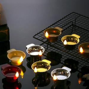 Hot bán Ấn Độ lễ hội Diwali trang trí đèn nhân tạo phật trang trí ánh sáng đền thờ không thấm nước nổi <span class=keywords><strong>LED</strong></span> nến - Product Image 3