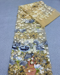 Soldes Exceptionnelles Tissus Brodés Fleur Secrète pour Robes Vêtements Dentelle Broderie - Product Image 6