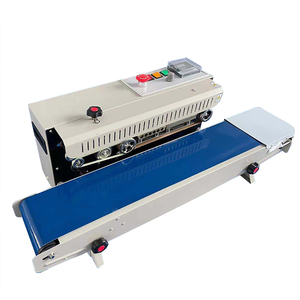 Fr900 băng tải liên tục nhiệt niêm phong túi nhựa niêm phong máy với ngày dập máy in - Product Image 2