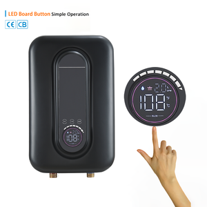 Chauffe-eau électriques instantanés, pompe de surpression pour un approvisionnement en eau chaude <span class=keywords><strong>rapide</strong></span>, chauffage <span class=keywords><strong>rapide</strong></span>, pression plus élevée pour les hôtels, les foyers, les garages, en plastique - Product Image 4