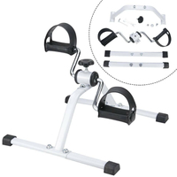 Bicicleta estática Nini debajo del escritorio entrenamiento pie brazo y pierna pedal rehabilitación física ejercitador entrenador