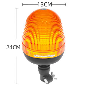 Luz de baliza giratoria LED carretilla elevadora de camión 12V 24V 10-30V DC nueva luz estroboscópica de advertencia LED DE EMERGENCIA lente reflectante - Product Image 4