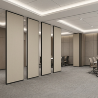 Cloison de séparation moderne pliable et réglable en hauteur, insonorisée, réutilisable pour salle de sport, hôtel, bureau, café, banquet