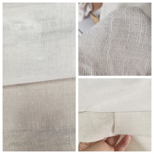 Persianas Romanas Modernas YCSP <span class=keywords><strong>de</strong></span> Mezcla <span class=keywords><strong>de</strong></span> Poliéster y Lino con Correas <span class=keywords><strong>de</strong></span> Cuero, Persianas Romanas a Medida para Ventanas <span class=keywords><strong>de</strong></span> Sala <span class=keywords><strong>de</strong></span> Estar - Product Image 3
