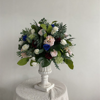 Vente chaude 2027, boule de feuilles vertes artificielles de haute qualité, 80 cm, boule de fleurs pour la décoration de mariage