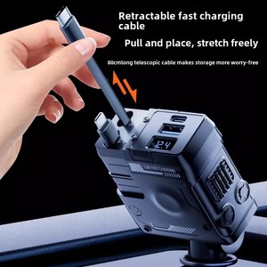 Cargador de Coche de Carga Súper Rápida de 100W Transfronterizo, Estilo Mecha, Adaptador TIPO-C, PD 3.0, 5A, Magnético, <span class=keywords><strong>Gan</strong></span> Magnético - Product Image 2