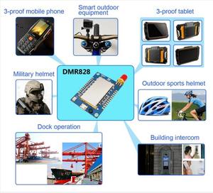 Taidacent 400-470MHz 134-174MHz 320-400MHz 2 Wát 4 Wát Long Range Kỹ Thuật Số Analog Walkie Talkie Module VHF UHF Intercom Module DMR828 - Product Image 6