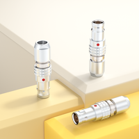 Connecteur auto-bloquant Push-Pull compatible Lemo Quick-Plug JGG, prise courte EGG, série B 0B, 2/3/4/5/6/7/9/12 broches
