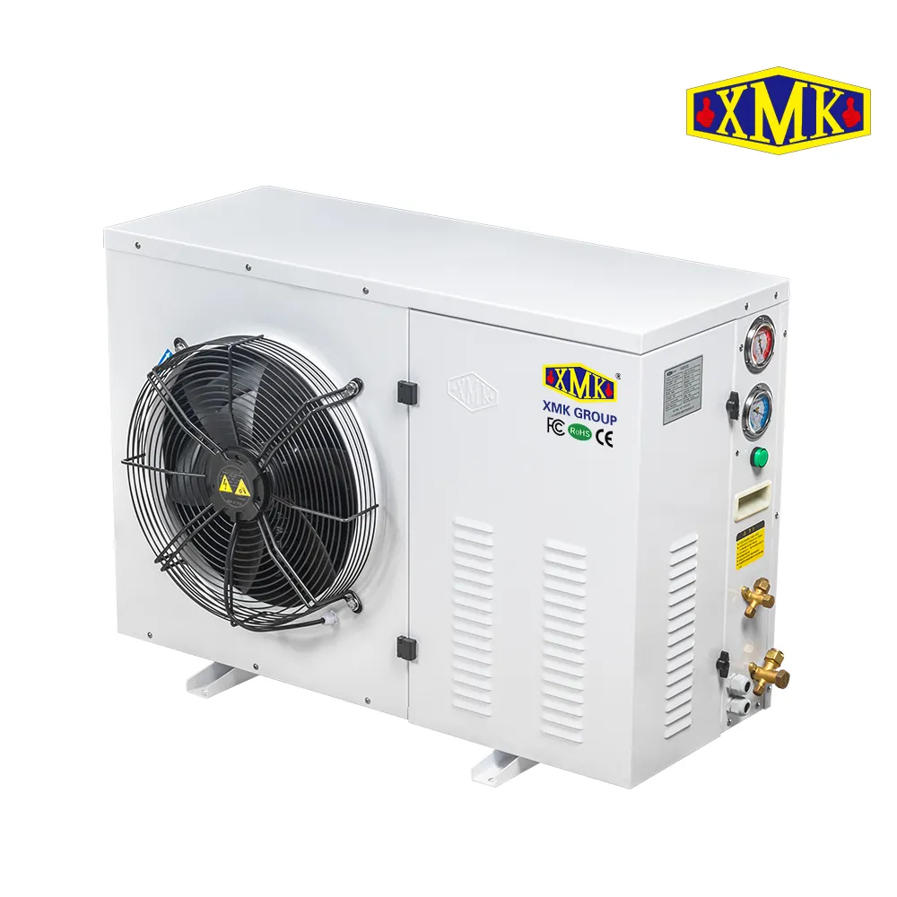 Unidade condensadora de refrigeração para frutas sala fria 3hp unidade de condensação para refrigeração r404 220v/3ph/60hz