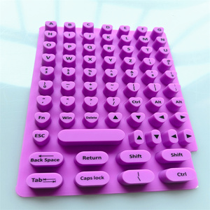 Lớn lên bàn phím dán cho móng tay dài với chữ mềm Silicone bàn phím cho phụ nữ Nail Art gõ Keycaps cho máy tính để bàn - Product Image 4