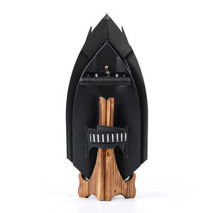 الولايات المتحدة الأمريكية كابتن النمر الأسود ، درع الألومنيوم تأثيري تأثيري نوع ميدالية العرض الخشبية المقلدة يمكن قفلها - Product Image 6